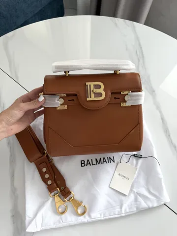 Balmain Brown Gold Logo