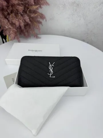 Yves Saint Laurent Black Silver Texture