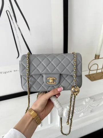 Chanel Grey Gold