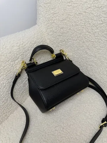 Dolce & Gabbana Medium Sicily Black