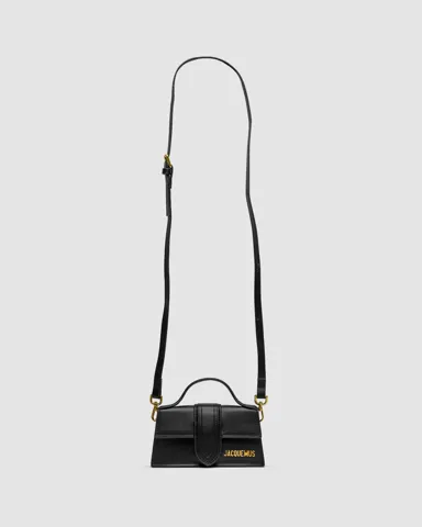 Jacquemus Le Bambino Small Handbag With Adjustable Crossbody Black