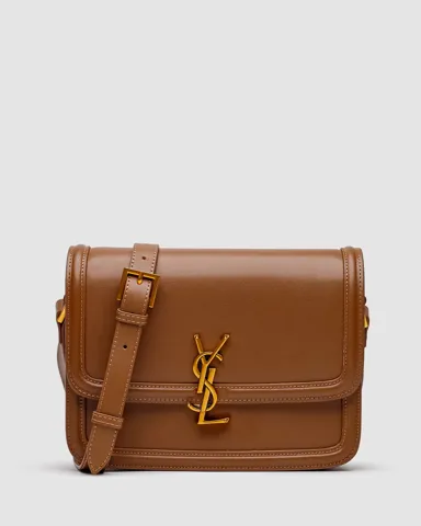 Saint Laurent Large Solferino Brown