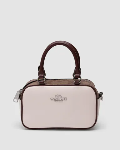 Coach Satchel Crossbody In Signature Colorblock
