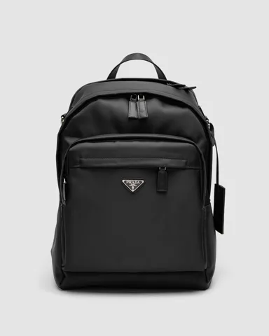 Prada Re-Nylon and Saffiano leather Backpack