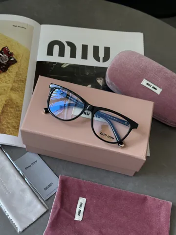 Miu Miu Clear/Black SMU 01WV 1AB-101 53/18/140