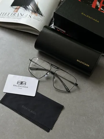 Balenciaga Clear/Black BB0246S 002 61/15/145 XL