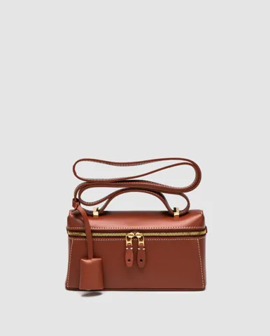 Loro Piana Extra Bag 19 Ginger Leather