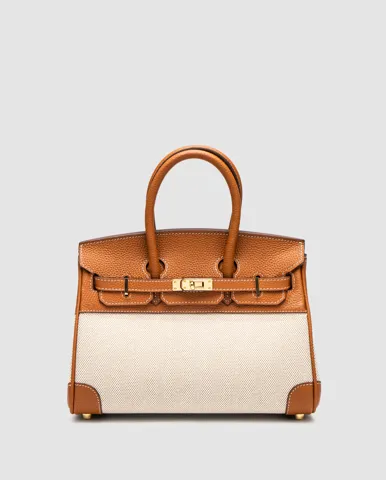 Hermes Birkin 25 Ginger/Canvas