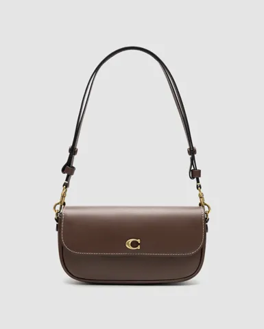 Coach Brook Flap Chain Bag Brown\Gold